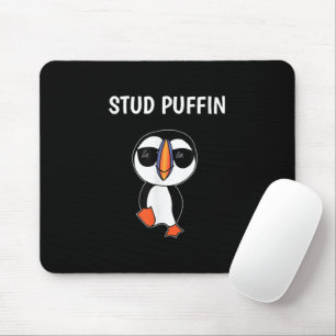 Alfombrilla De Ratón Pájaro Payaso Puffin Estudioso