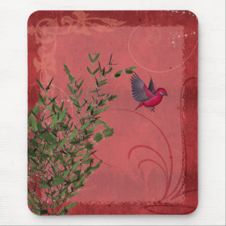 Alfombrilla De Ratón Pájaro rojo Mousepad