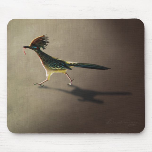 Alfombrilla De Ratón Pájaro temprano, mousepad (Frente)