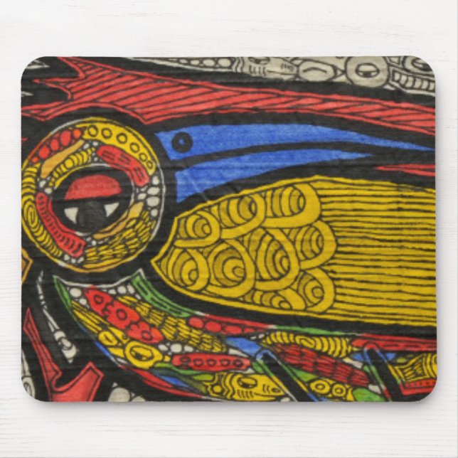 Alfombrilla De Ratón Pájaros que cortejan (Frente)