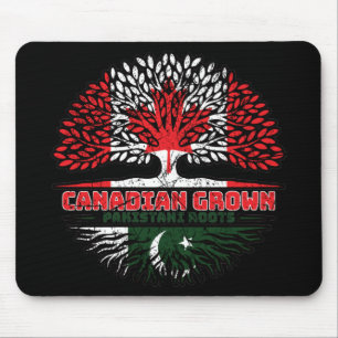 Alfombrilla De Ratón Pakistán Árbol paquistaní canadiense rompe la band