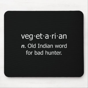 Alfombrilla De Ratón Palabra Vegetaria Vieja Para Byd Hunter