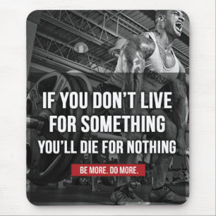 Alfombrilla De Ratón Palabras de entrenamiento motivacionales