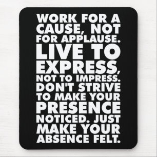 Alfombrilla De Ratón Palabras motivacionales