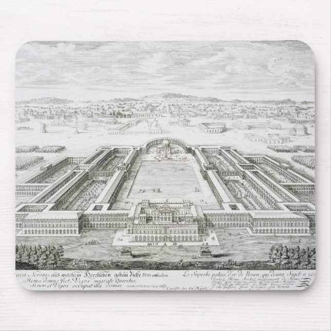Alfombrilla De Ratón Palacio de oro del emperador Nero (ANUNCIO 54-68), (Frente)