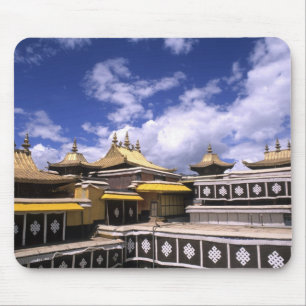 Alfombrilla De Ratón Palacio de Potala en el interior con torres en la 