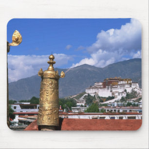 Alfombrilla De Ratón Palacio de Potala en Lhasa, Tíbet tomado desde