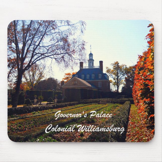 Alfombrilla De Ratón Palacio del Gobernador, Colonial Williamsburg (Frente)