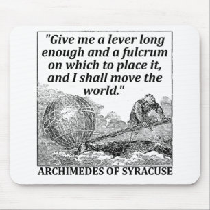 Alfombrilla De Ratón Palanca de Arquímedes