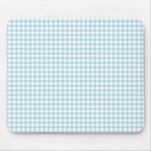 Alfombrilla De Ratón Pale Blue Gingham