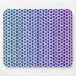Alfombrilla De Ratón Pale Purple and Teal Hexagons Mouse Pad