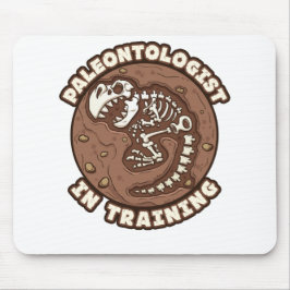 Alfombrilla De Ratón Paleontólogo en formación de estudiante de Paleont