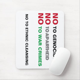 ALFOMBRILLA DE RATÓN PALESTINA LIBRE NO AL GENOCIDIO DE LOS CRÍMENES DE