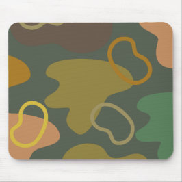 Alfombrilla De Ratón Palet de color minimalista moderno de color verde 