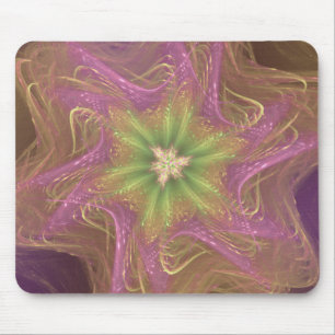 Alfombrilla De Ratón Paleta purpúrea clara del fractal de Mousepad