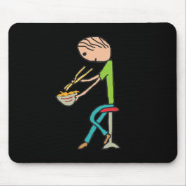 Alfombrilla De Ratón Palillos Y Fideos
