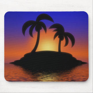 Alfombrilla De Ratón Palm Tree Sunrise mousepad
