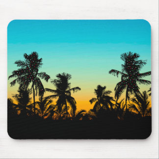 Alfombrilla De Ratón Palm Trees artísticos Beach Sunset Holidays Tropic