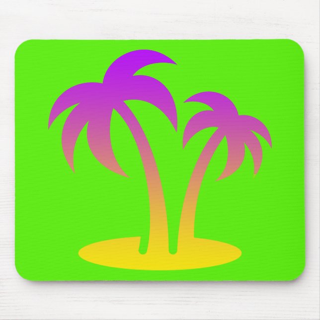 Alfombrilla De Ratón Palm Trees Mousepad (Frente)