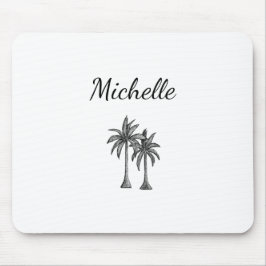 Alfombrilla De Ratón Palm Trees Tropicales Modernos Simple Personalizad