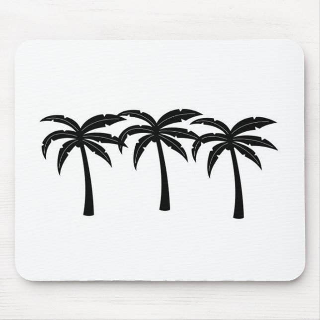 Alfombrilla De Ratón Palmeras Tropicales (Frente)