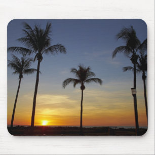 Alfombrilla De Ratón Palmeras y puesta de sol, Mindil Beach
