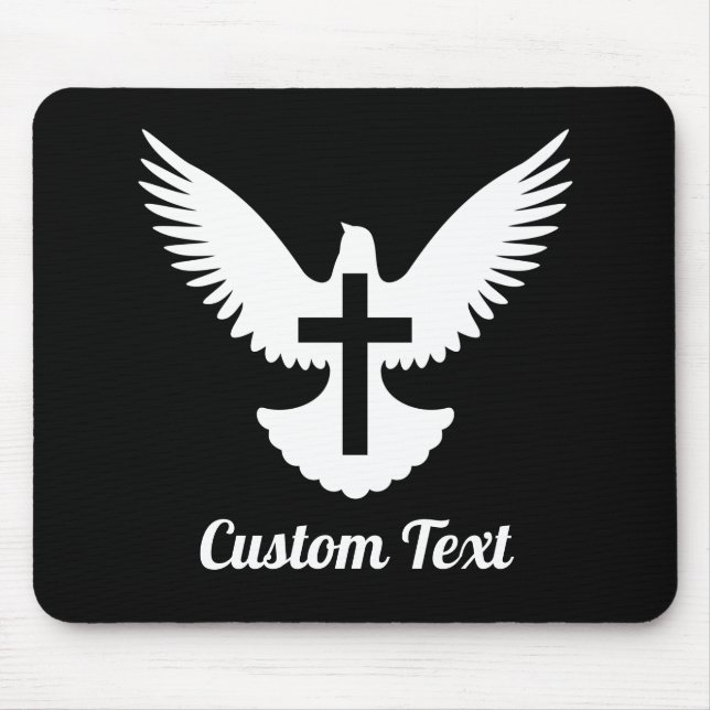 Alfombrilla De Ratón Palo con teclado de ratón cruzado (Frente)