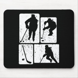 Alfombrilla De Ratón Palo divertido de puck de hockey sobre hielo Juego