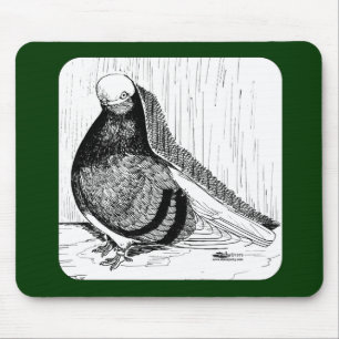 Alfombrilla De Ratón Paloma calva anglófona 1978