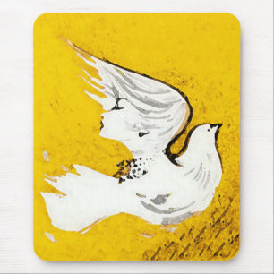 Alfombrilla De Ratón Paloma de una mujer~ Mousepad