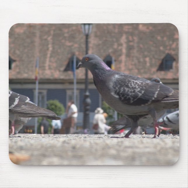 Alfombrilla De Ratón Palomas andando (Frente)