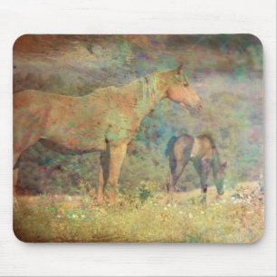 Alfombrilla De Ratón Palomino Mare y Foal