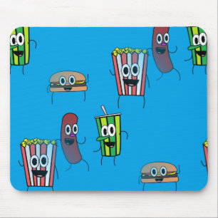 Alfombrilla De Ratón palomitas de cine