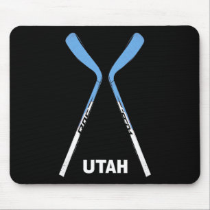 Alfombrilla De Ratón Palos de Hockey de Utah