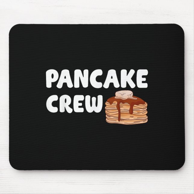 Alfombrilla De Ratón Pancake Crew Funny Pancake Lover Pancake Christmas (Frente)