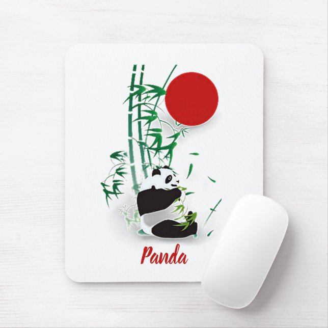 Alfombrilla De Ratón Panda   (Con ratón)