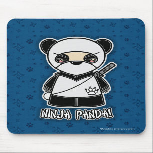 Alfombrilla De Ratón ¡Panda de Ninja! Mousepad