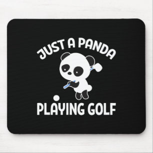 Alfombrilla De Ratón Panda Golfista Solo Un Panda Jugando Golf