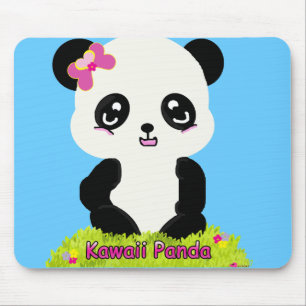 Alfombrilla De Ratón Panda Mousepad de Kawaii