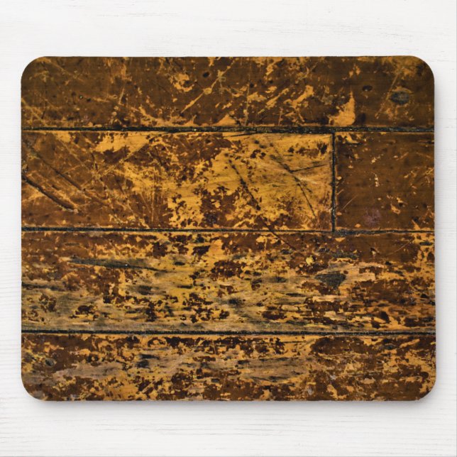 Alfombrilla De Ratón Panel de madera de Worn antiguo (Frente)