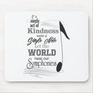 Alfombrilla De Ratón Panel de mouse para notas musicales