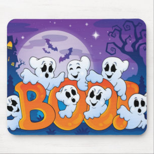 Alfombrilla De Ratón Panel de ratón de Halloween/Escena atormentada