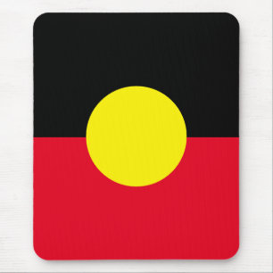 Alfombrilla De Ratón Panel de ratón para la bandera aborigen