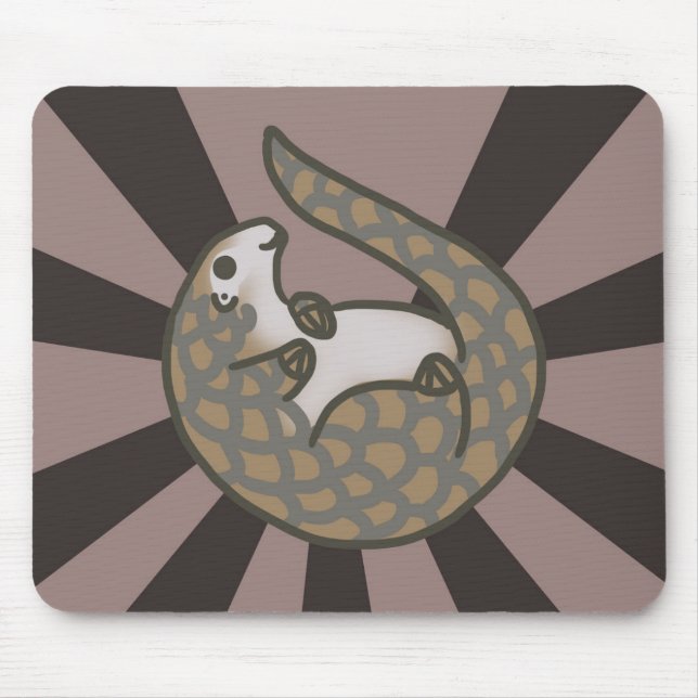 Alfombrilla De Ratón Pangolins Mousepad del ❤ I (Frente)