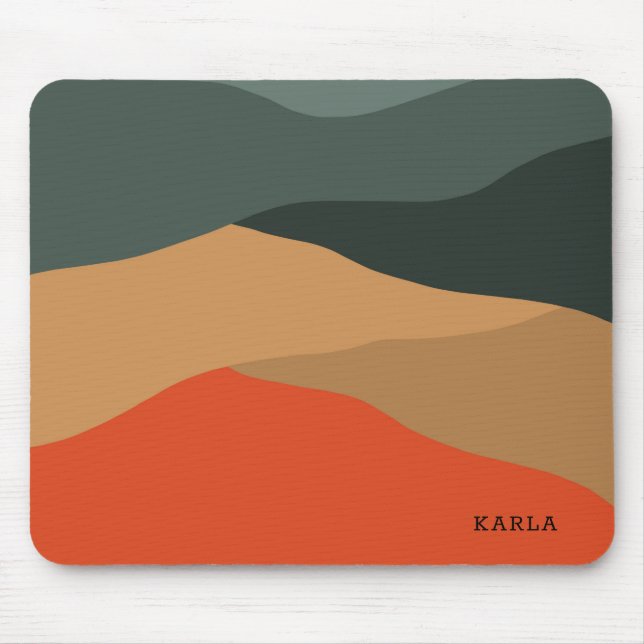 Alfombrilla De Ratón Panorama natural abstracto (Frente)