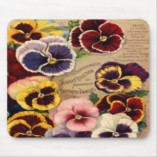 Alfombrilla De Ratón Pansies Seed Packet Mousepad
