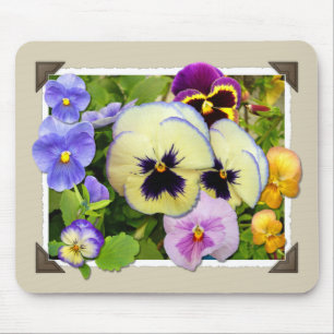 Alfombrilla De Ratón Pansy Delight ~ Mousepad