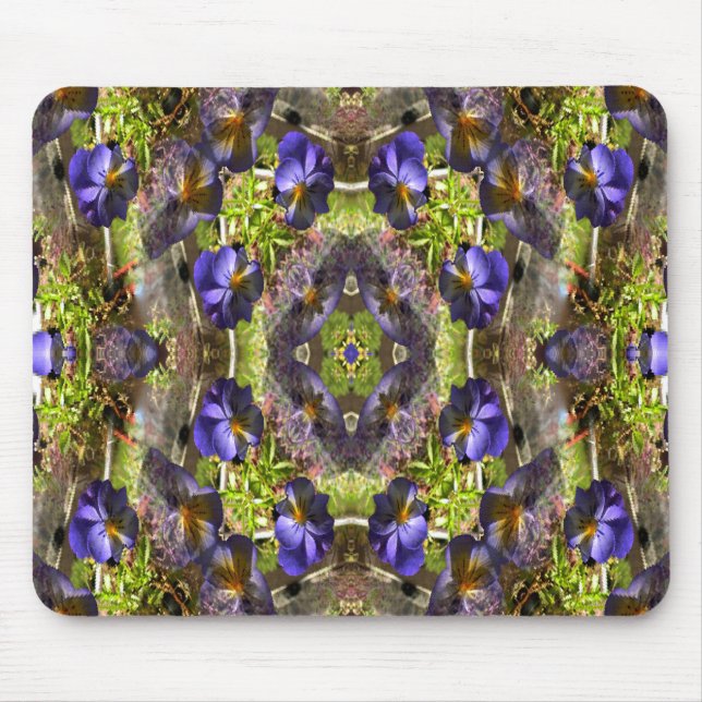 Alfombrilla De Ratón Pansy está en bandeja... (Frente)