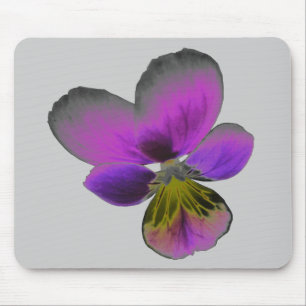 Alfombrilla De Ratón Pansy Wild Dark Morple Mousepad