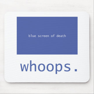 Alfombrilla De Ratón ¡Pantalla azul de la muerte - chillidos!